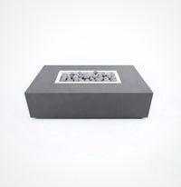 Concrete Fire Pit Table - Rectangular
