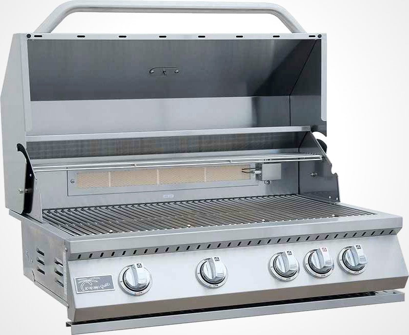 KoKoMo Mini Maui 6' Outdoor Kitchen Island – Compact BBQ Station with Seating